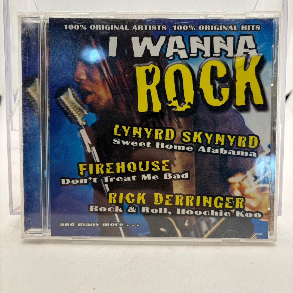 I Wanna Rock CD Compilation Lynyrd Skynyrd‎ Spin Doctors Kansas 2001 Platinum